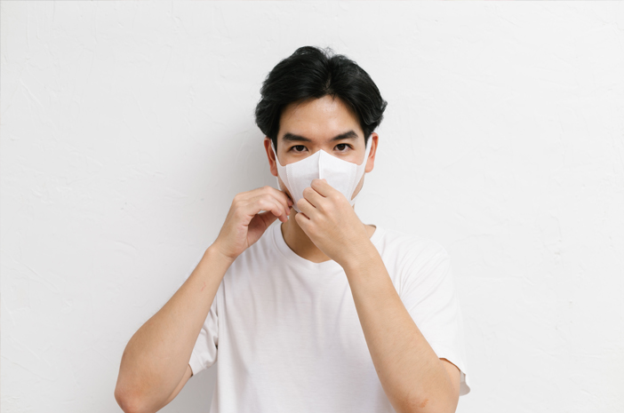 Sebuah Penutup Hidung Masker Untuk Wajah