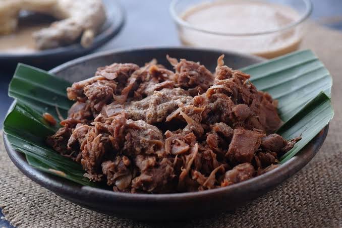 Sebuah Makanan Gudeg Yang Cukup Tradisional