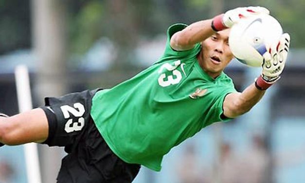 Seorang Kiper Indonesia Markus Horison